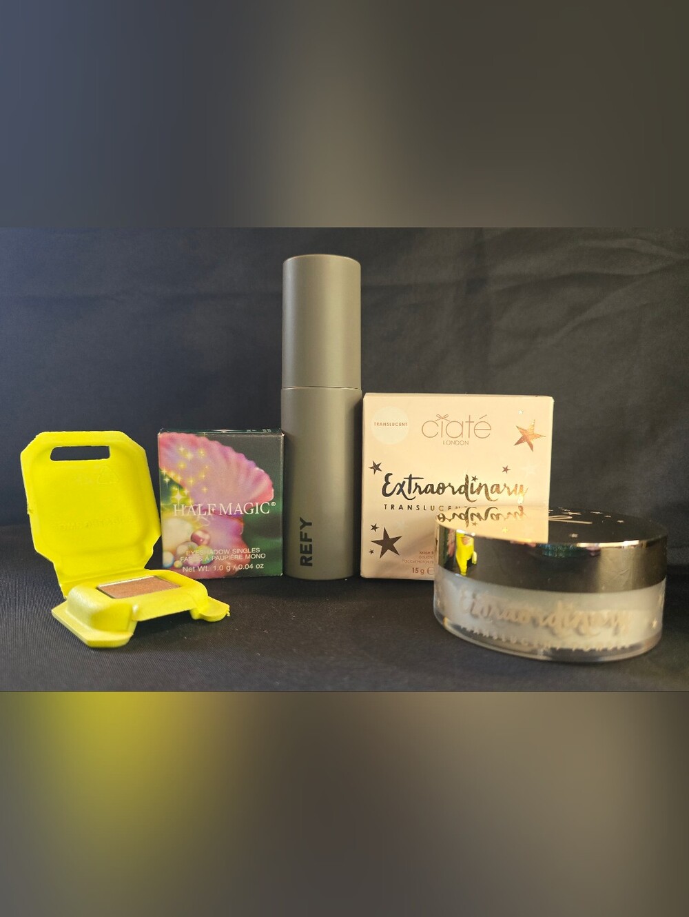 Trending Makeup Bundle - REFY Face Setter, Ciaté Loose Powder & Half Magic